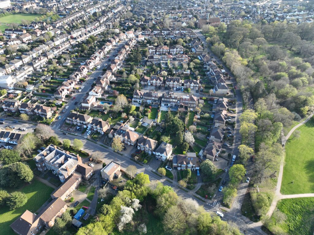 Drone shot Enfield