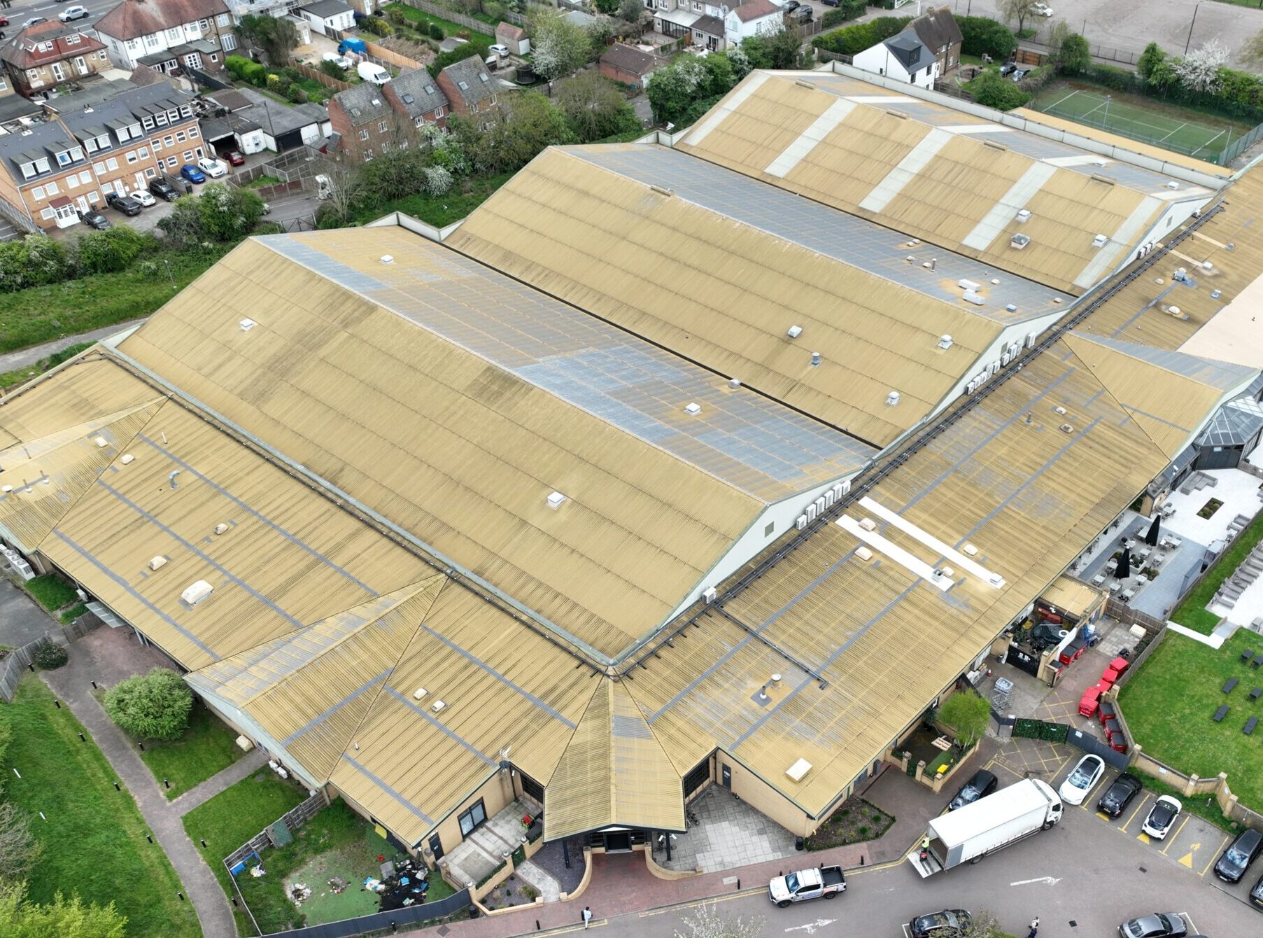 Sports club roof survey